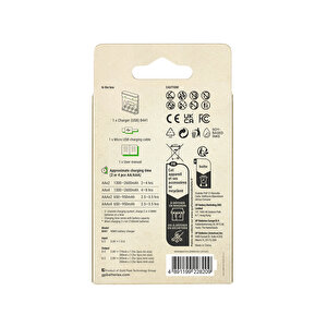 Gp B441 Usb Pilsiz Şarj Cihazı (aa-aaa Için)
