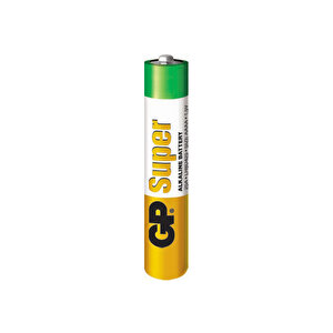 Gp Batteries Gp25a Süper Alkalin Lr8d425/e96/aaaa Boy İncenin İncesi Pil, 1.5 Volt, 2'li Kart