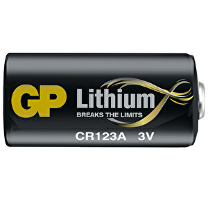 Gp Batteries Cr123a Dl123a/cr123a Boy Lityum Pil, 3 Volt, Tekli Kart