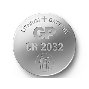 Gp Batteries Cr2032 2032 Boy Lityum Düğme Pil, 3 Volt, 20'li Kart