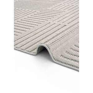 Cool Halı Oliver 9203 Gri Yolluk Modern Salon Halısı Antre Hol Koridor Halısı Dokuma Makine Halısı