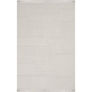 Oliver 9203 Gri Yolluk Modern Salon Halısı Antre Hol Koridor Halısı Dokuma Makine Halısı 120x180 cm