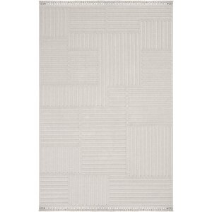 Oliver 9203 Gri Yolluk Modern Salon Halısı Antre Hol Koridor Halısı Dokuma Makine Halısı 100x300 cm