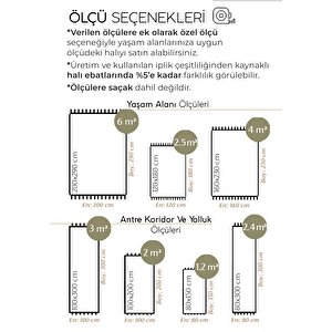 Oliver 9216 Bej Yolluk Modern Salon Halısı Antre Hol Koridor Halısı Dokuma Makine Halısı 100x350 cm