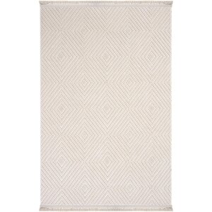 Oliver 9208 Bej Yolluk Modern Salon Halısı Antre Hol Koridor Halısı Dokuma Makine Halısı 120x180 cm