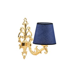 Zamak Aplik Gold Mavi Şapkalı