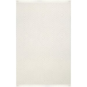 Oliver 9205 Krem Yolluk Modern Salon Halısı Antre Hol Koridor Halısı Dokuma Makine Halısı 100x250 cm