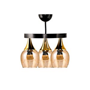Üçlü Embudo Tepsi̇li̇ Avi̇ze Gold Huni̇ Bal Camli
