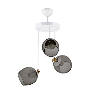 Üçlü Blanco Modern Avi̇ze Füme Camli