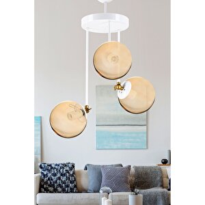 Üçlü Blanco Modern Avi̇ze Bal Glop Camli