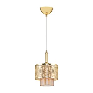 Tekli Motif Sarkıt Avize Gold