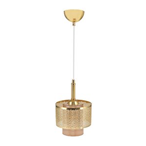 Tekli Motif Sarkıt Avize Gold