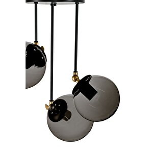 Üçlü Nero Modern Avi̇ze Füme Glop Camli