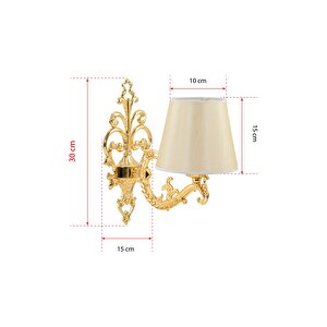 Zamak Aplik Gold Gold Şapkalı
