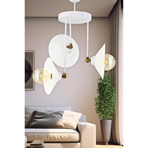 Üçlü Blanco Modern Avi̇ze Beyaz Şapkali