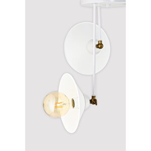 Üçlü Blanco Modern Avi̇ze Beyaz Şapkali