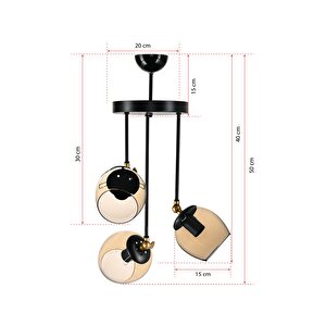 Üçlü Nero Modern Avi̇ze Bal Camli
