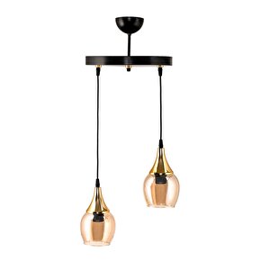 İki̇li̇ Embudo Tepsi̇li̇ Avi̇ze Gold Huni̇ Bal Camli