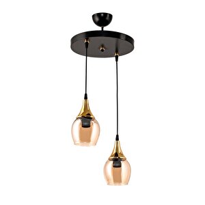İki̇li̇ Embudo Tepsi̇li̇ Avi̇ze Gold Huni̇ Bal Camli