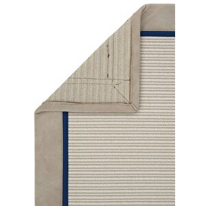 Cool Halı Oslo Art 04 Balkon Halısı Hasır Doku Mutfak Halısı Çift Bordürlü İthal Sisal Halı Yolluk