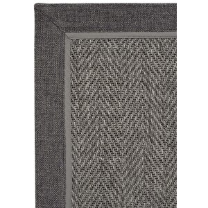 Basel Art 03 Balkon Halısı Hasır Doku Mutfak Halısı Çift Bordürlü İthal Sisal Halı Yolluk 160x230 cm