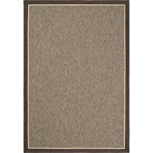 Lizbon Art 03 Balkon Halısı Hasır Doku Mutfak Halısı Çift Bordürlü İthal Sisal Halı Yolluk 160x230 cm