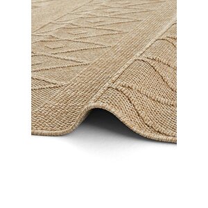 Cool Halı Hasır 620 Bej Halı Antre Koridor Halısı İnce Halı Kilim Mutfak Halısı Kesme Halı Yolluk