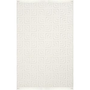 Oliver 9209 Krem Yolluk Modern Salon Halısı Antre Hol Koridor Halısı Dokuma Makine Halısı 120x180 cm