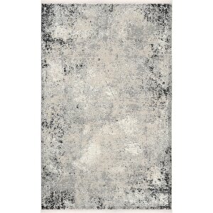 London 05 Krem Gri Salon Halısı Kesme Yolluk Antre Halısı Yumuşak Doku Yatak odası halısı 120x180 cm