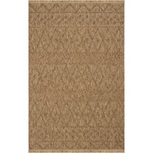 Hasır 620 Kahverengi Halı İnce Halı Kilim Mutfak Halısı Kesme Halı Yolluk Yazlık Halı Balkon Halısı 120x180 cm