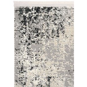 Cool Halı London 05 Krem Gri Salon Halısı Kesme Yolluk Antre Halısı Yumuşak Doku Yatak odası halısı