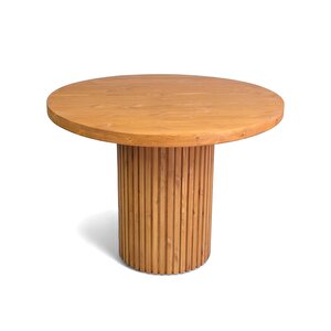 Cascade Masif Ahşap Masa 100 Cm Tik Renk Cpt7809-100 Tik