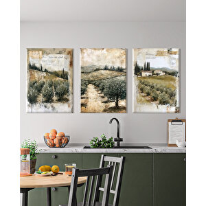 Zeytin Bahçeleri Kanvas Tablo 40x60 Cm