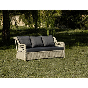 Lupa Eslem Rattan Bahçe Mobi̇lyasi 3+1+1 Puf Ve Salincak Dahi̇l" Masali Garanti̇li̇