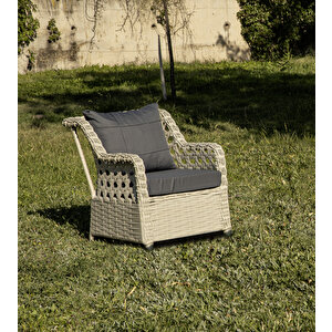 Lupa Eslem Rattan Bahçe Mobi̇lyasi 3+1+1 Puf Ve Salincak Dahi̇l" Masali Garanti̇li̇
