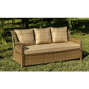 Oscar Rattan Bahçe Mobi̇lyasi 3+1+1 Masali Garanti̇li̇