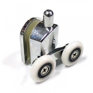 Tekerlek Duşakabin Tekerleği Alt Cam Rulman Krom Teker 23 Mm
