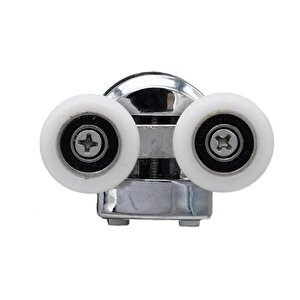 Tekerlek Duşakabin Tekerleği Alt Cam Rulman Krom Teker 23 Mm