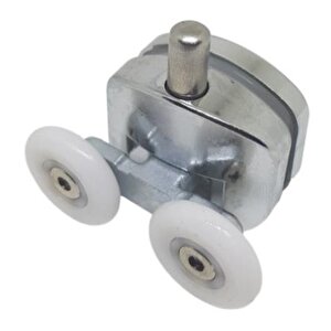 Tekerlek Duşakabin Tekerleği Alt Cam Rulman Krom Teker 23 Mm
