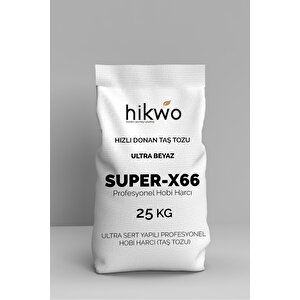 Ultra Sert Super-x66 Hobi Harcı – Taş Tozu – Hobi Alçısı 25 Kg