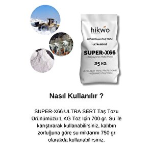 Ultra Sert Super-x66 Hobi Harcı – Taş Tozu – Hobi Alçısı 25 Kg
