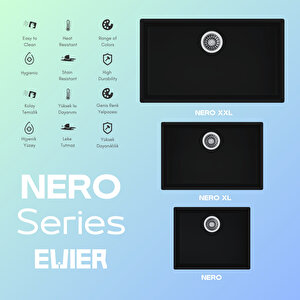 Granit Evye Nero Xl Series White - Beyaz