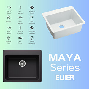 Granit Evye Maya Series White - Beyaz