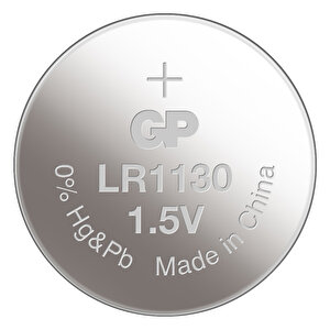 GP Batteries 189 Ultra Plus Lr54/189/V10Ga Boy Alkalin Düğme Pil, 1.5 Volt, 5'li Kart