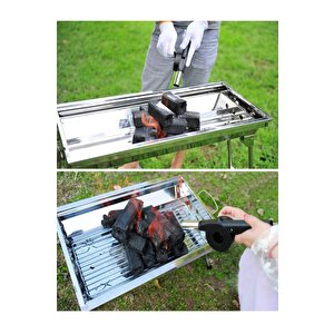 Mangal Fanı Ateş Yakma Barbekü Soba Semaver Odun Kömür Tutuşturucu