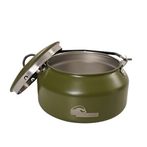 Urban Badger Balbal 1 Lt Yeşil Renkli Kamp Çaydanlık