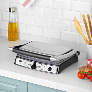 Crystal N-joy Tost Makinesi Silver Stone