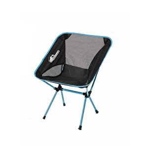 Urban Badger Açık Mavi Loki Sandalye Teleskopik 950 Gr 7050 Alüminyum Ultra Hafif 600d Oxford Kumaş