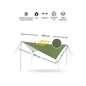 Urban Badger Ragnar Tarp Tente 3x4m