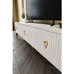 150 Cm Zeugma Mdf Mebran Kapak Ekru Gold